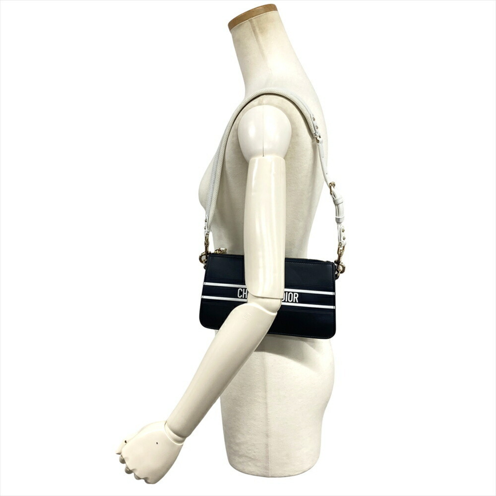 CHRISTIAN DIOR Blue Shoulder Bag - Picture 2 of 10